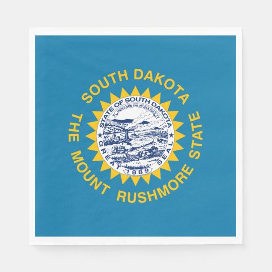 Vlag van South Dakota Servet (Voorkant)