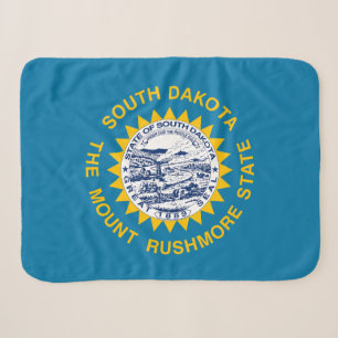 Vlag van South Dakota Sherpa Deken