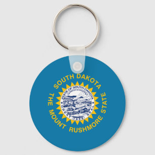 Vlag van South Dakota Sleutelhanger