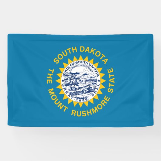 Vlag van South Dakota Spandoek (Horizontaal)