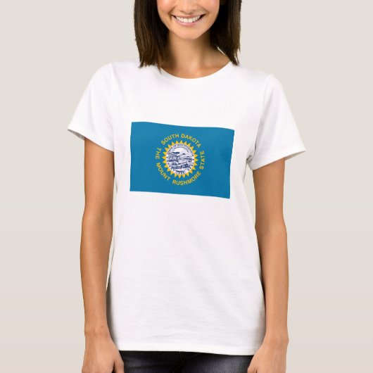 Vlag van South Dakota T-shirt (Voorkant)
