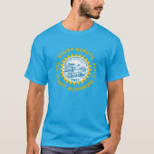 vlag van South Dakota T-shirt (Voorkant)