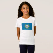 Vlag van South Dakota T-shirt (Voorkant volledig)
