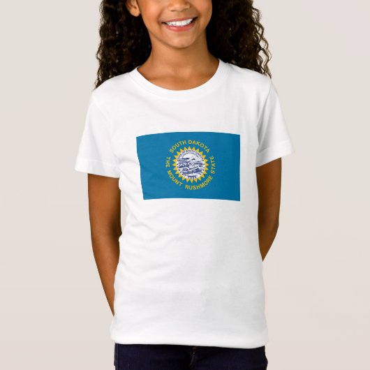 Vlag van South Dakota T-shirt (Voorkant)