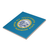 Vlag van South Dakota Tegeltje (Zijkant)