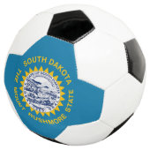 Vlag van South Dakota Voetbal (Drie kwart)