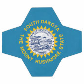 Vlag van South Dakota Voetbal (Enkel)