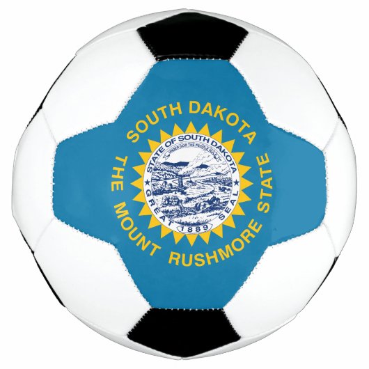 Vlag van South Dakota Voetbal (Voorkant)