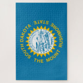Vlag van South Dakota (VS-staat) Legpuzzel (Verticaal)