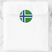 Vlag van South Uist Ronde Sticker (Tas)