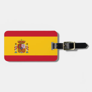 Vlag van Spaans Easy ID Personal Bagagelabel