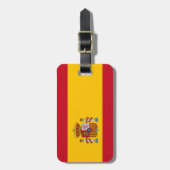 Vlag van Spaans Easy ID Personal Bagagelabel (Voorkant verticaal)