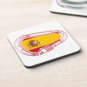 Vlag van Spaanse Carabiner Onderzetter (Linkerzijde)