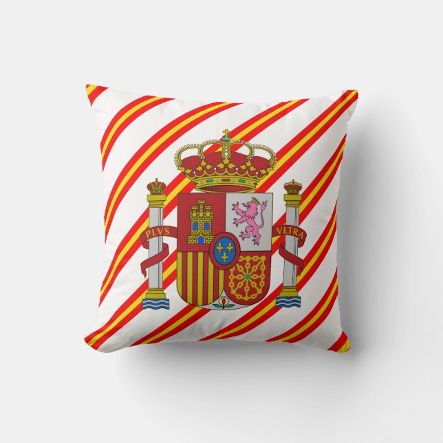 vlag van Spaanse strepen Kussen (Voorkant)