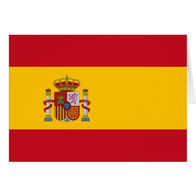 vlag van spanje (Voorkant Horizontaal)