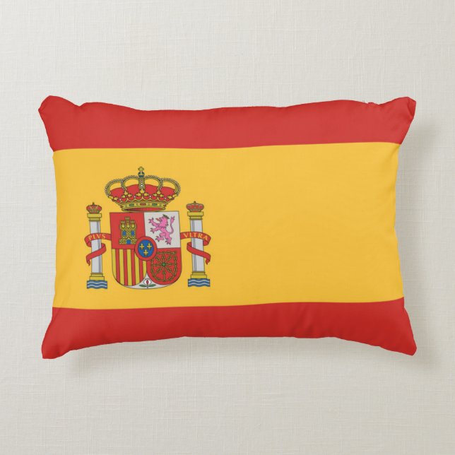 Vlag van Spanje Accent Kussen (Voorkant)