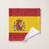 Vlag van Spanje Bad Handdoek (Wasdoekje)