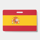 Vlag van Spanje Badge (Achterkant)