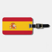 vlag van Spanje Bagagelabel (Voorkant horizontaal)