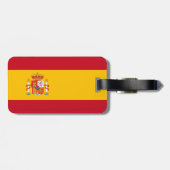 vlag van Spanje Bagagelabel (Achterkant horizontaal)