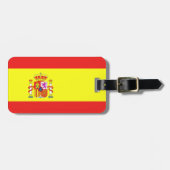 vlag van Spanje Bagagelabel (Voorkant horizontaal)