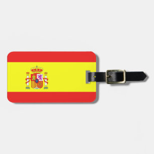 vlag van Spanje Bagagelabel