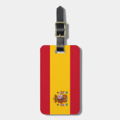 Vlag van Spanje Bagagelabel (Voorkant verticaal)