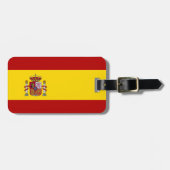 Vlag van Spanje Bagagelabel (Voorkant horizontaal)