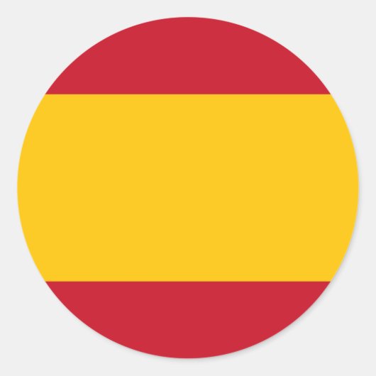 Vlag van Spanje, Bandera de España, Bandera Españo Ronde Sticker (Voorkant)