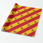 vlag van Spanje - Bandera de Espana Cadeaupapier (Uitgerold)