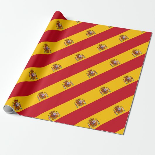 vlag van Spanje - Bandera de Espana Cadeaupapier (Uitgerold)