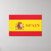 vlag van Spanje - Bandera de Espana Canvas Afdruk (Voorkant)