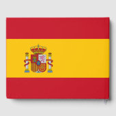 vlag van Spanje - Bandera de Espana Gastenboek (Achterkant)