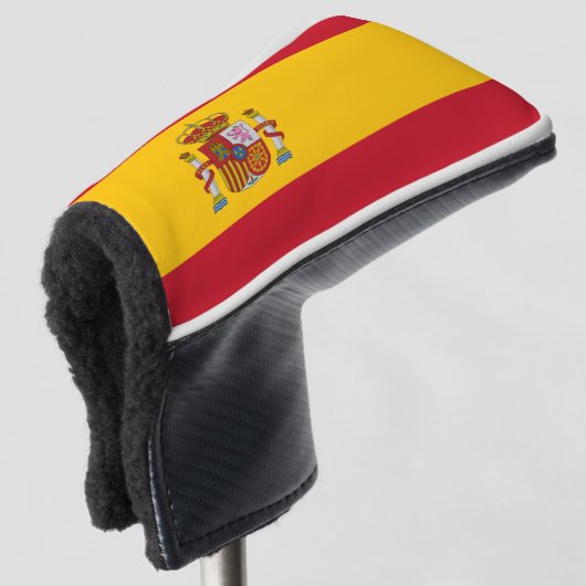 vlag van Spanje - Bandera de Espana Golfheadcover (3/4 voorkant)