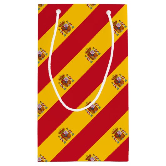 vlag van Spanje - Bandera de Espana Klein Cadeauzakje (Achterkant)