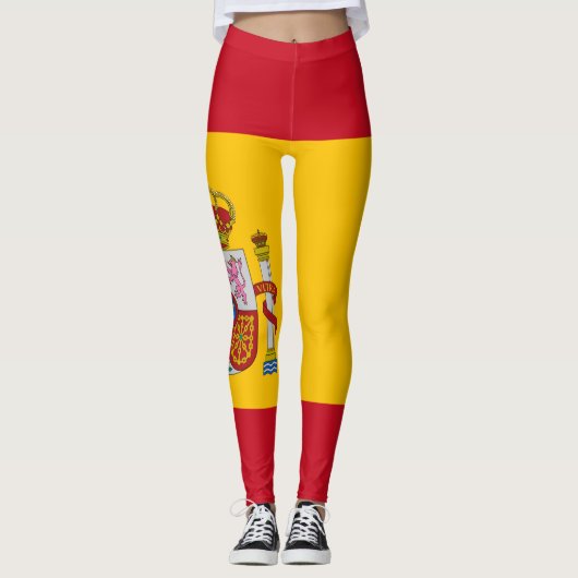 vlag van Spanje - Bandera de Espana Leggings (Voorkant)