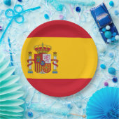 vlag van Spanje - Bandera de Espana Papieren Bordje (Feest)