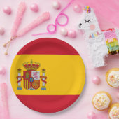 vlag van Spanje - Bandera de Espana Papieren Bordje (Feest)
