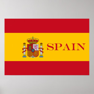 vlag van Spanje - Bandera de Espana Poster