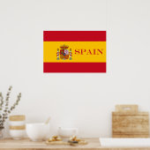 vlag van Spanje - Bandera de Espana Poster (Keuken)