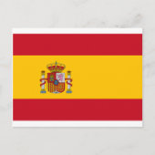 Vlag van Spanje - Bandera de España - Spaanse vlag Briefkaart (Voorkant)