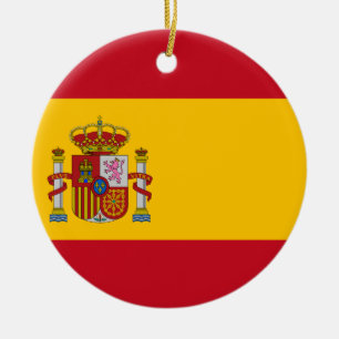 Vlag van Spanje - Bandera de España - Spaanse vlag Keramisch Ornament