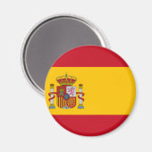 Vlag van Spanje - Bandera de España - Spaanse vlag Magneet (Voorkant / Achterkant)