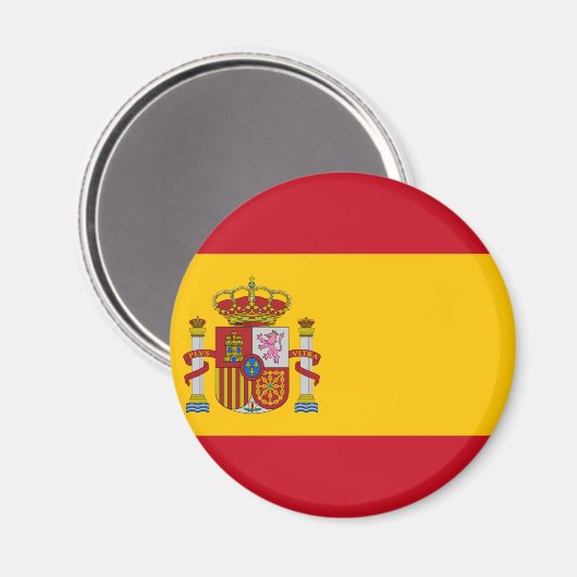 Vlag van Spanje - Bandera de España - Spaanse vlag Magneet (Voorkant / Achterkant)