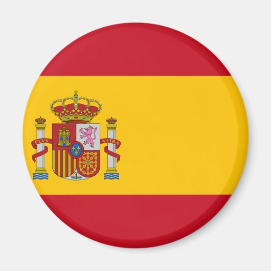Vlag van Spanje - Bandera de España - Spaanse vlag Magneet (Voorkant)