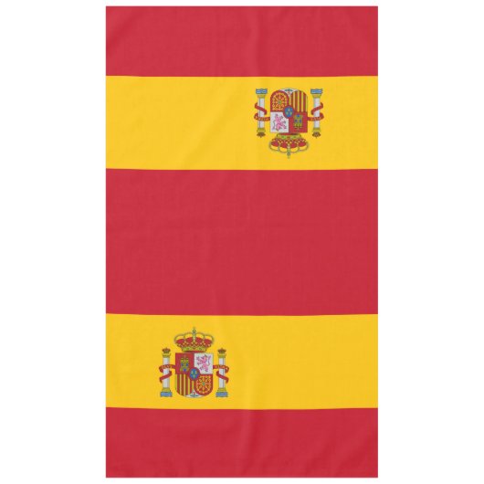 vlag van Spanje - Bandera de Espana Tafelkleed (Voorkant)
