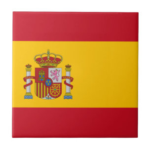 vlag van Spanje - Bandera de Espana Tegeltje