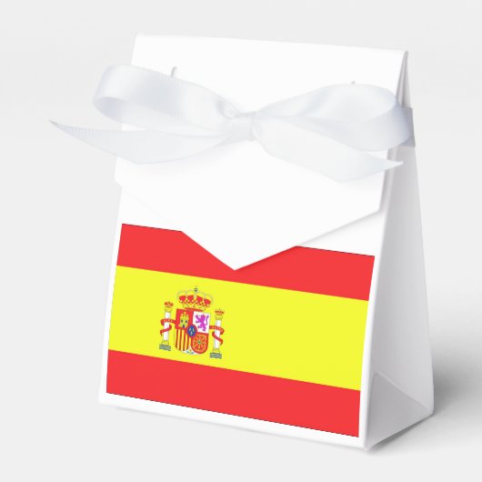 Vlag van Spanje Bedankdoosjes (Voorkant Zijde)