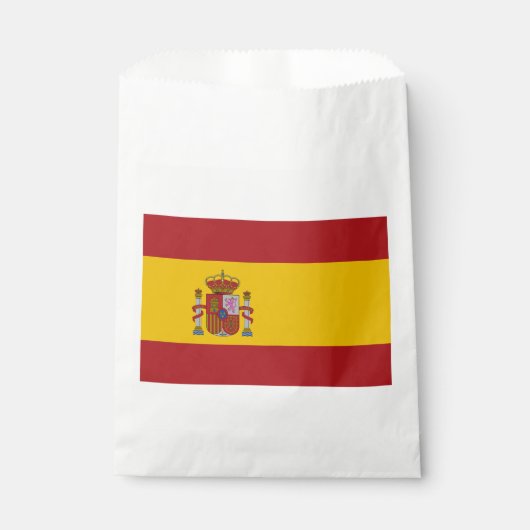 Vlag van Spanje Bedankzakje (Voorkant)