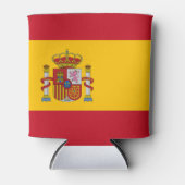 Vlag van Spanje Blikjeskoeler (Voorkant)